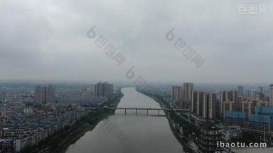 湖南湘乡市城市建设航拍